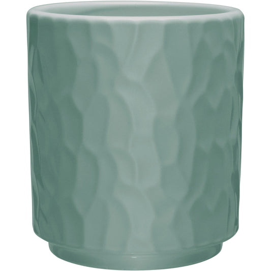 Cachepô Cerâmico Verde Home&Co 13x11cm para Plantas Decorativas