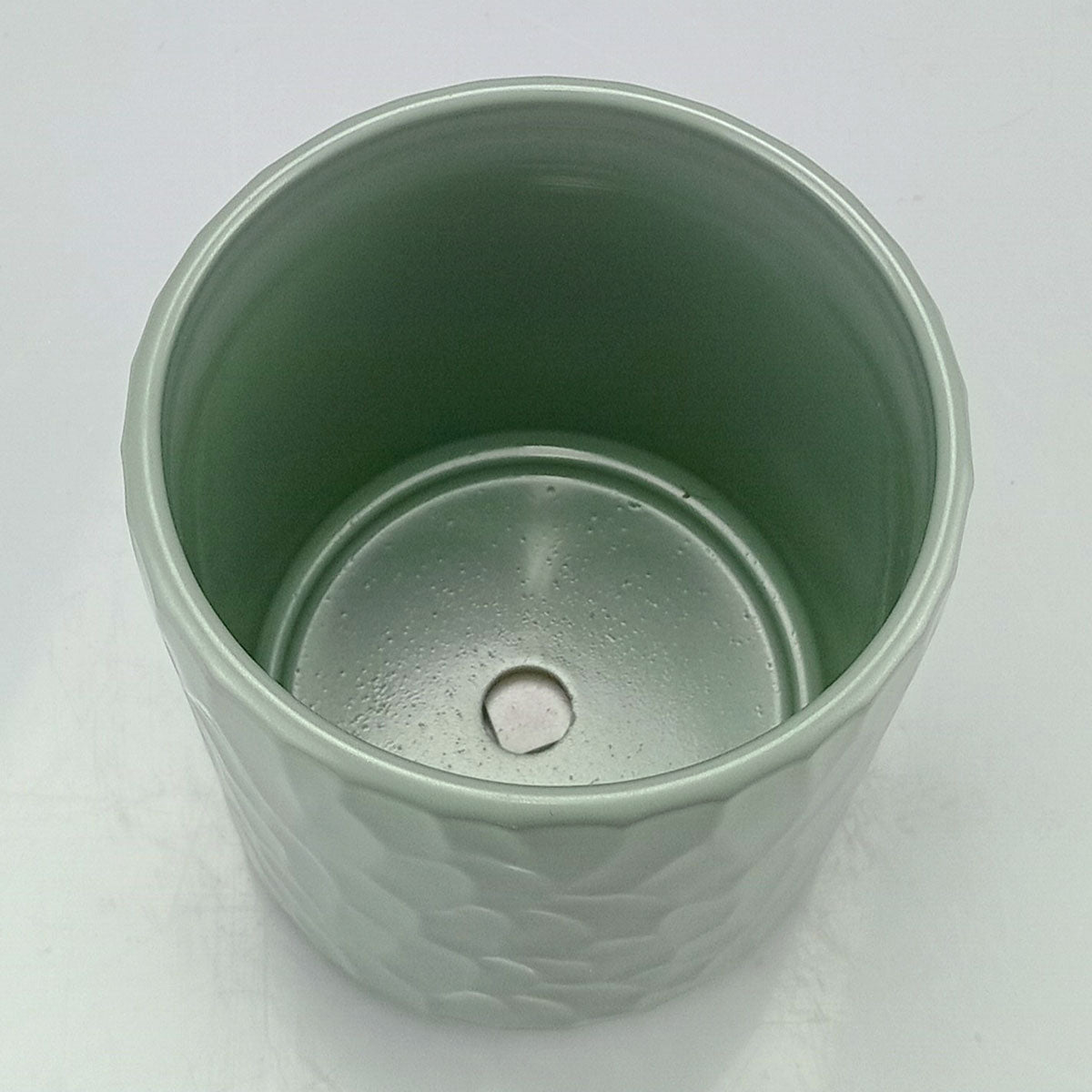 Cachepô Cerâmico Verde Home&Co 13x11cm para Plantas Decorativas