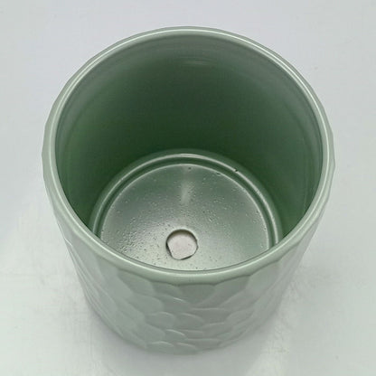 Cachepô Cerâmico Verde Home&Co 13x11cm para Plantas Decorativas