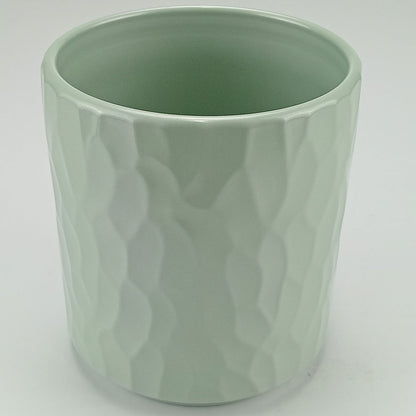 Cachepô Cerâmico Verde Home&Co 13x11cm para Plantas Decorativas