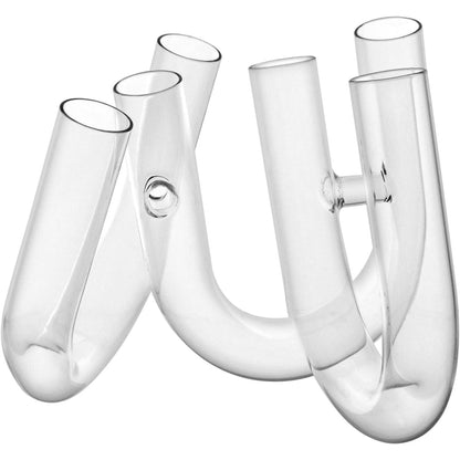 Vaso Tubos Home&co Borossilicato 19x23x23cm Transparente