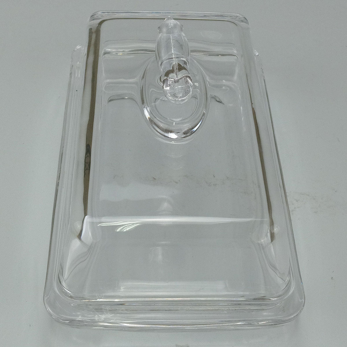 Manteigueira Retangular Home&Co Transparente com Tampa de Vidro 9x10x17cm