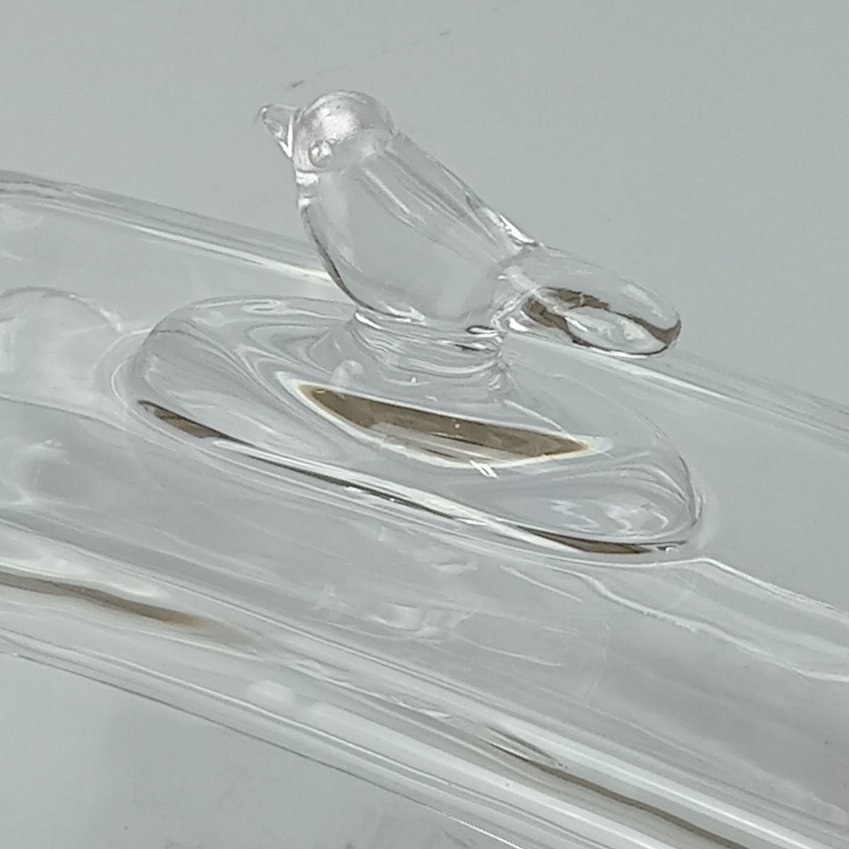 Manteigueira Retangular Home&Co Transparente com Tampa de Vidro 9x10x17cm