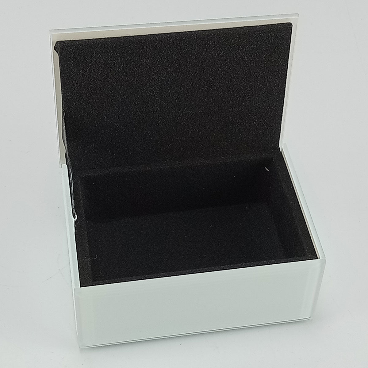 Porta Joias Espelhado MDF Branco Home&Co 4x10x7cm Organização