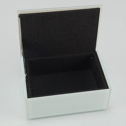 Porta Joias Espelhado MDF Branco Home&Co 4x10x7cm Organização