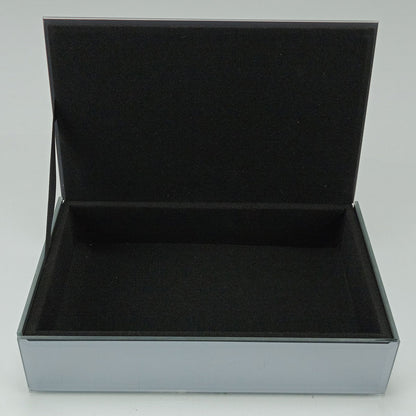 Porta Joias Espelhado Home&Co MDF Cinza 4x17x10cm