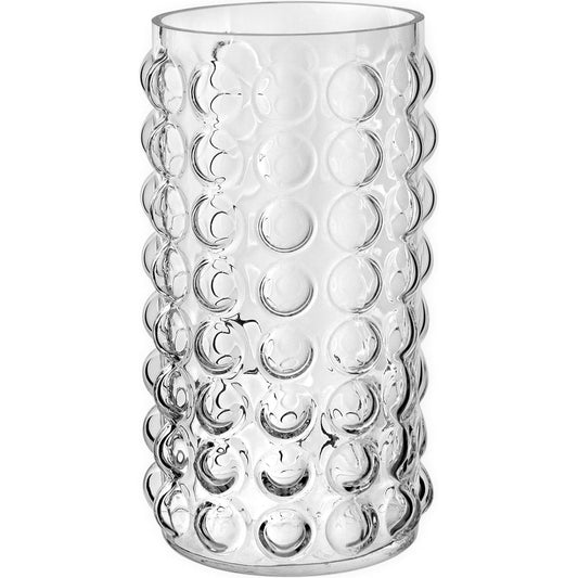 Vaso Redondo Home&co Vidro 28x14x14cm Transparente