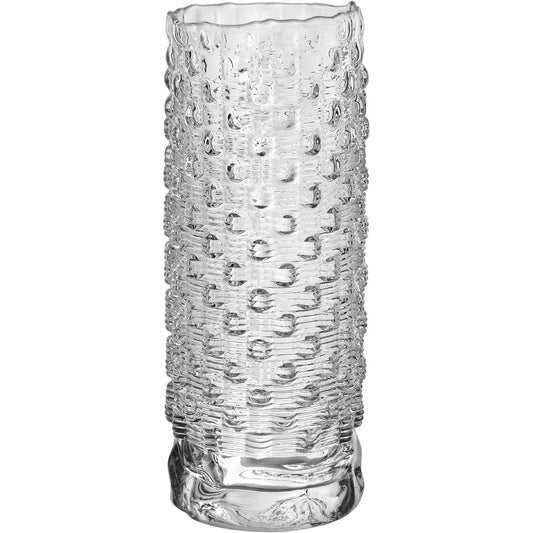 Vaso Redondo Home&co Vidro 25x9x9cm Transparente