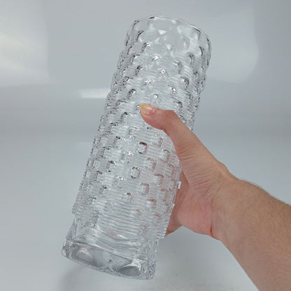 Vaso Redondo Home&co Vidro 25x9x9cm Transparente