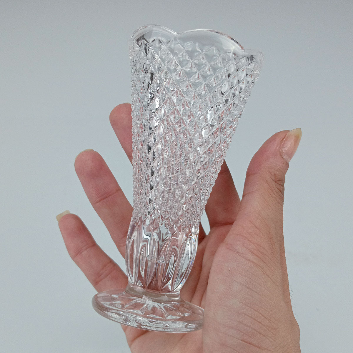 Vaso Floreiro Home&Co Vidro Transparente 11x6x6cm