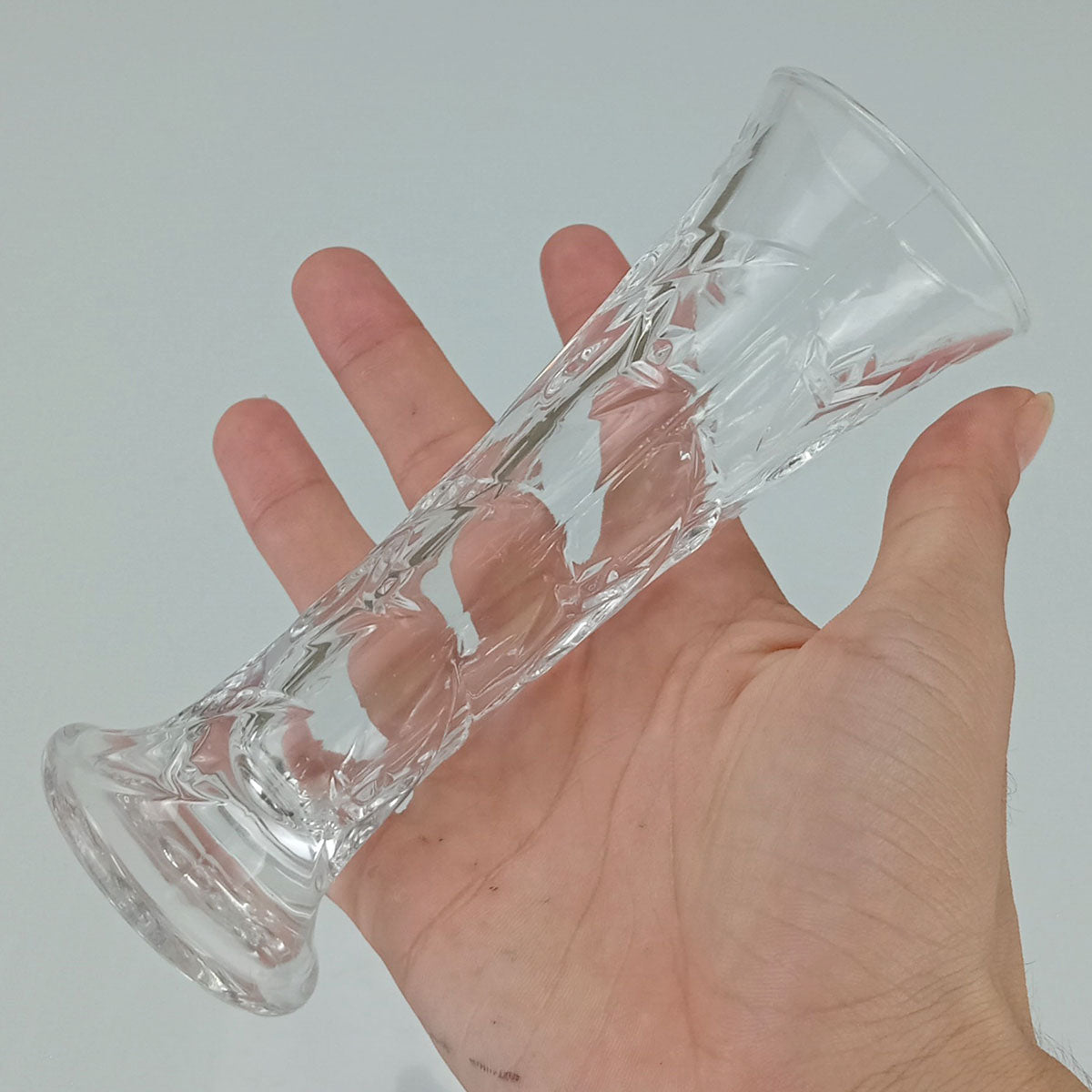 Vaso Floreiro Home&Co Vidro Transparente 14,8x5,4cm para Decoração