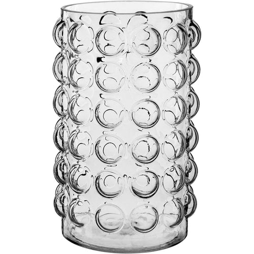 Vaso Redondo Home&co Vidro 25x14x14cm Transparente