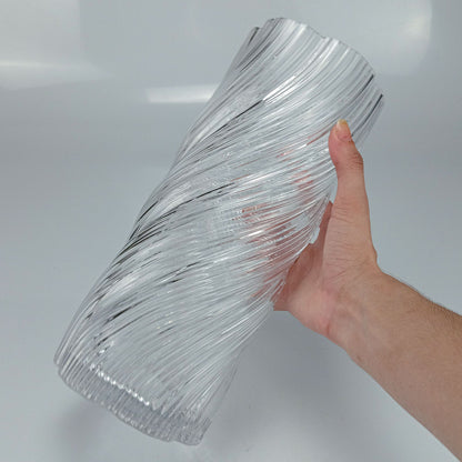 Vaso Redondo Home&co Vidro 30x12x12cm Transparente