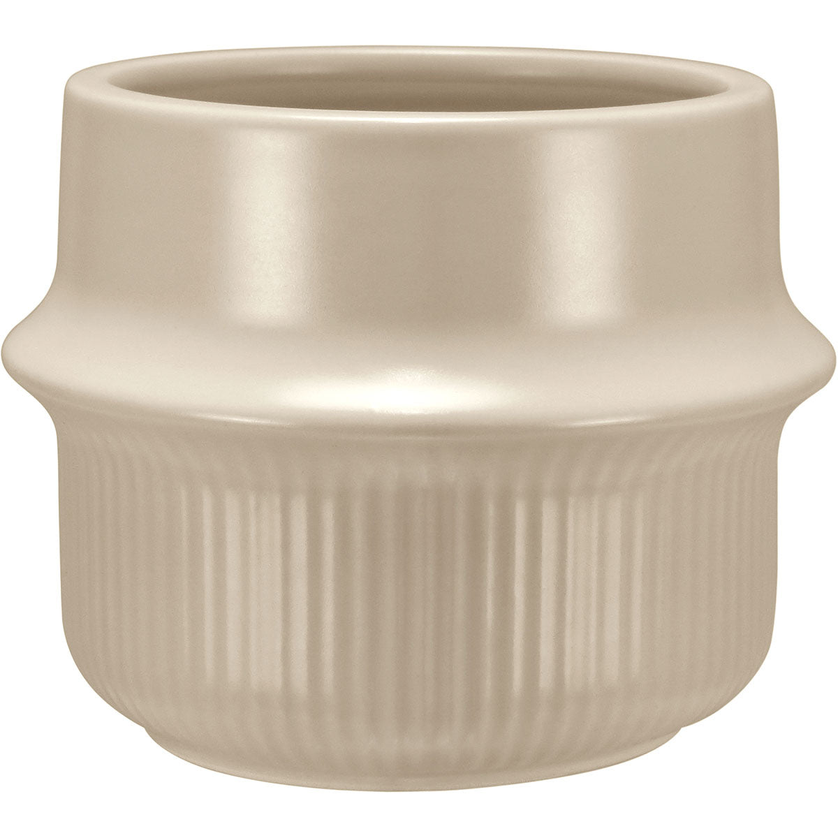 Cachepô Cerâmico Home&Co Creme 10x13cm para Plantas Decorativas