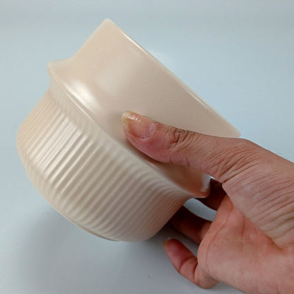 Cachepô Cerâmico Home&Co Creme 10x13cm para Plantas Decorativas