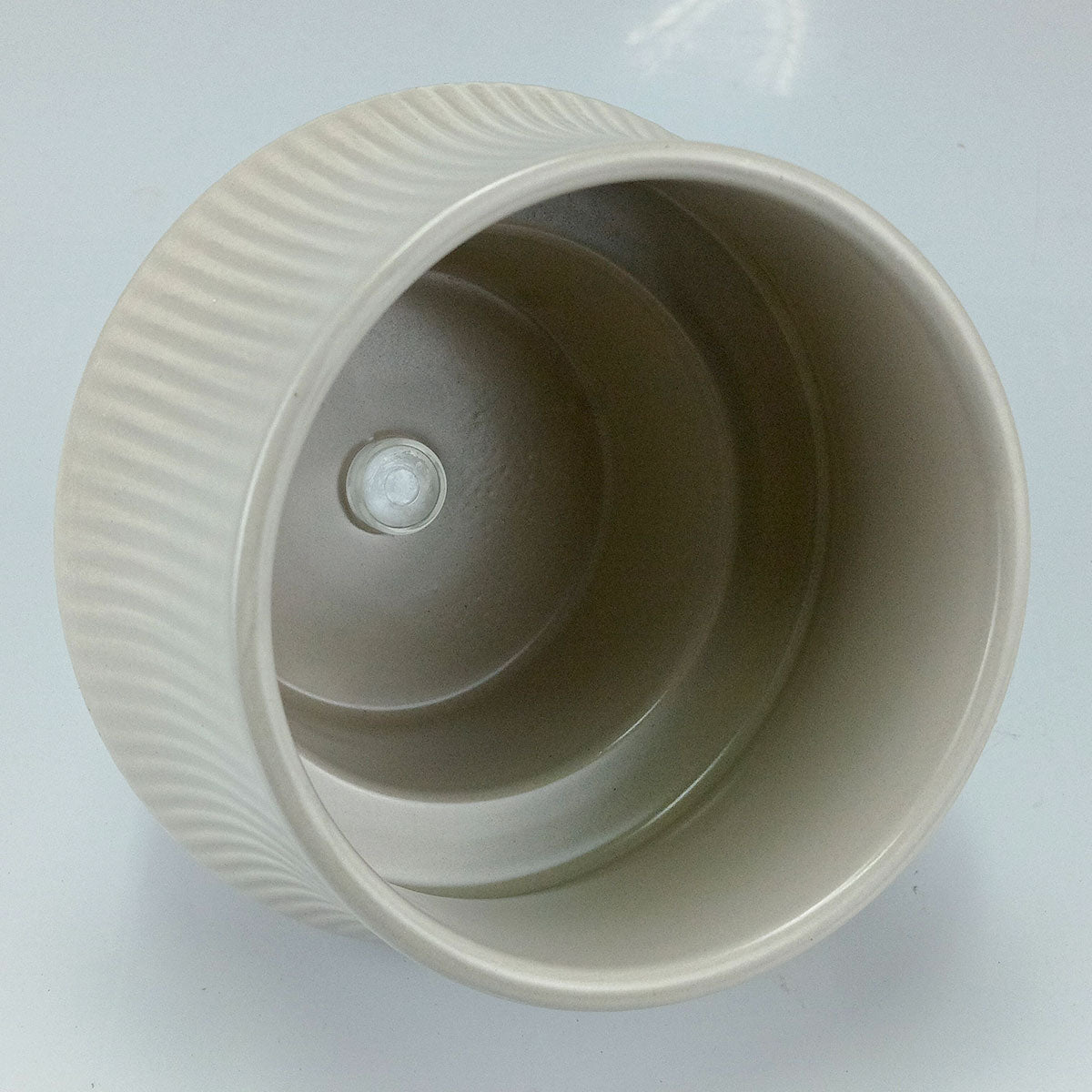 Cachepô Cerâmico Cinza Home&Co 10x13cm para Plantas