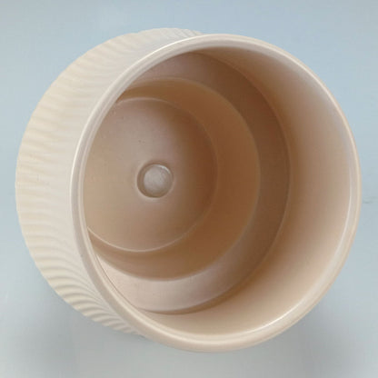 Cachepô Cerâmica Creme Home&Co 10x13cm para Plantas Decorativas