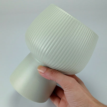 Cachepô Cerâmico Verde 16x12cm Home&Co para Plantas Decorativas