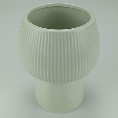 Cachepô Cerâmico Verde 16x12cm Home&Co para Plantas Decorativas