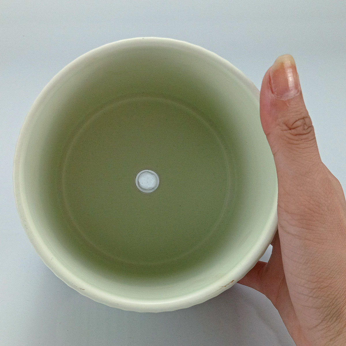 Cachepô Cerâmico Verde Home&Co 11x12cm para Plantas