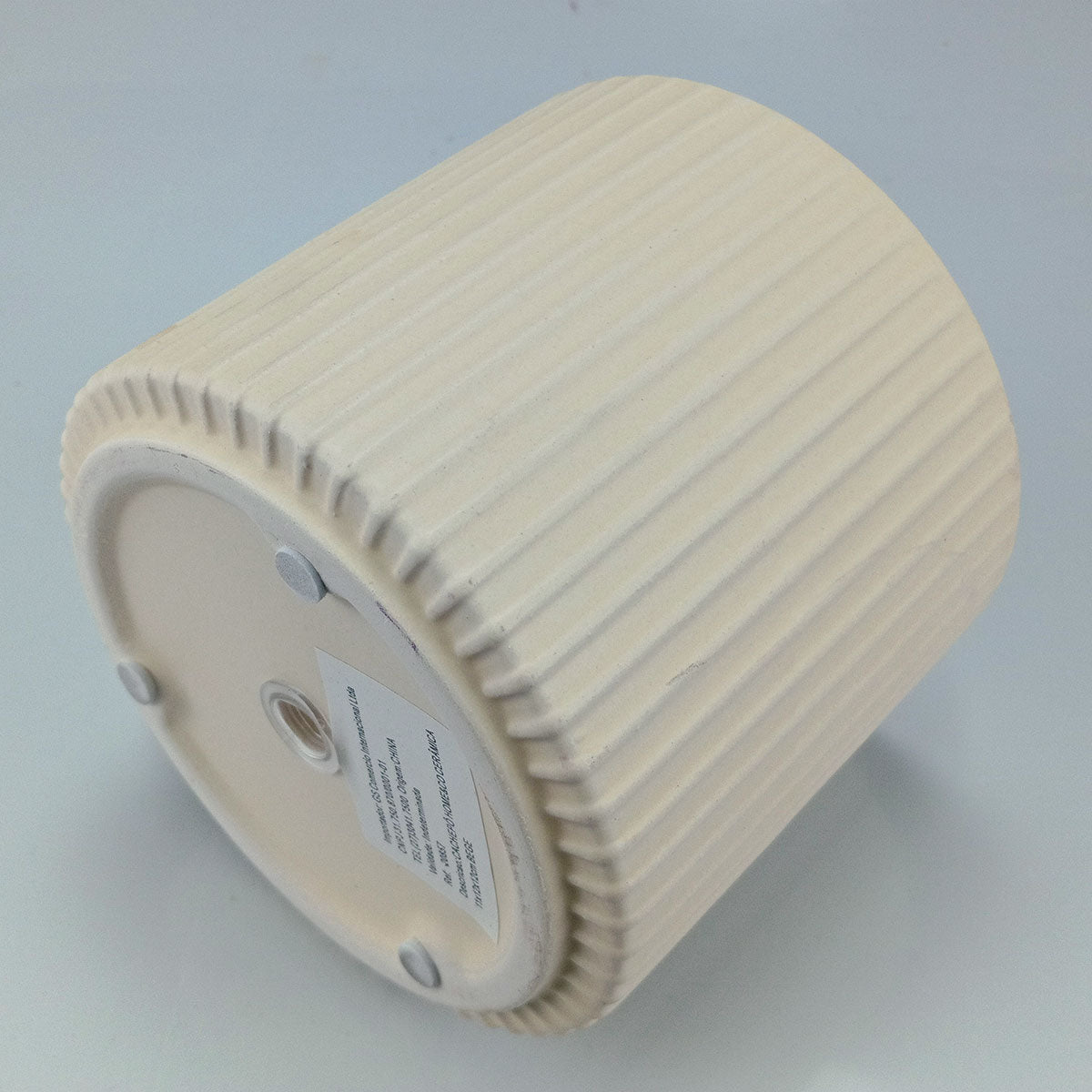 Cachepô Cerâmica Bege Home&Co 11x12cm para Plantas Decorativas