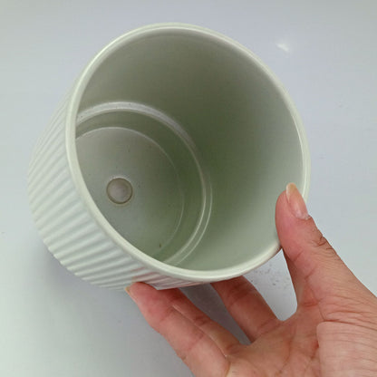 Cachepô Cerâmica Verde Home&Co 12x12cm para Plantas Decorativas