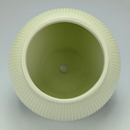 Cachepô Redondo Cerâmica Verde Home&Co 12x15cm Decorativo