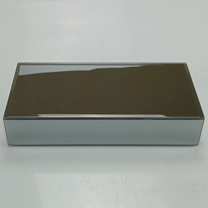 Porta Joias MDF Cinza Home&Co 5x23x11cm Compartimentos Organizados