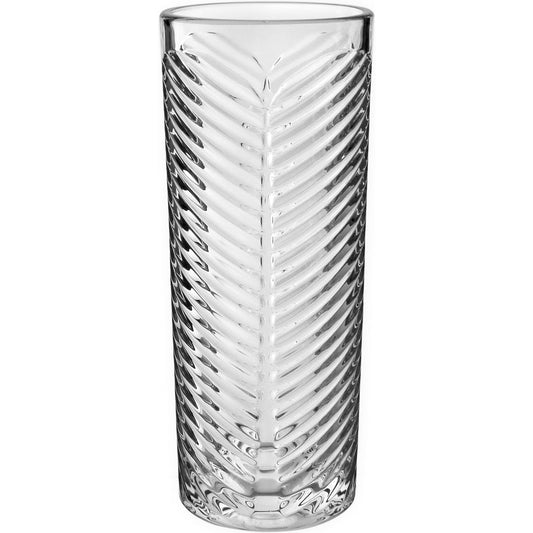 Vaso Redondo Home&co Vidro 24x10x10cm Transparente