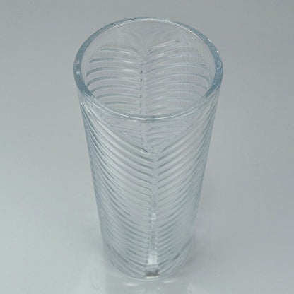 Vaso Redondo Home&co Vidro 24x10x10cm Transparente