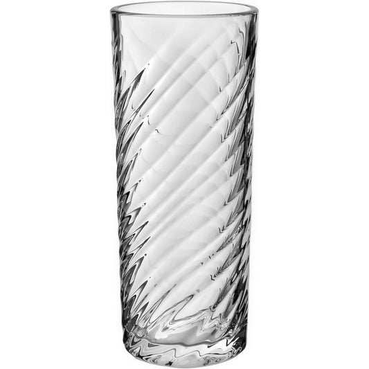 Vaso Redondo Home&co Vidro 24x10x10cm Transparente