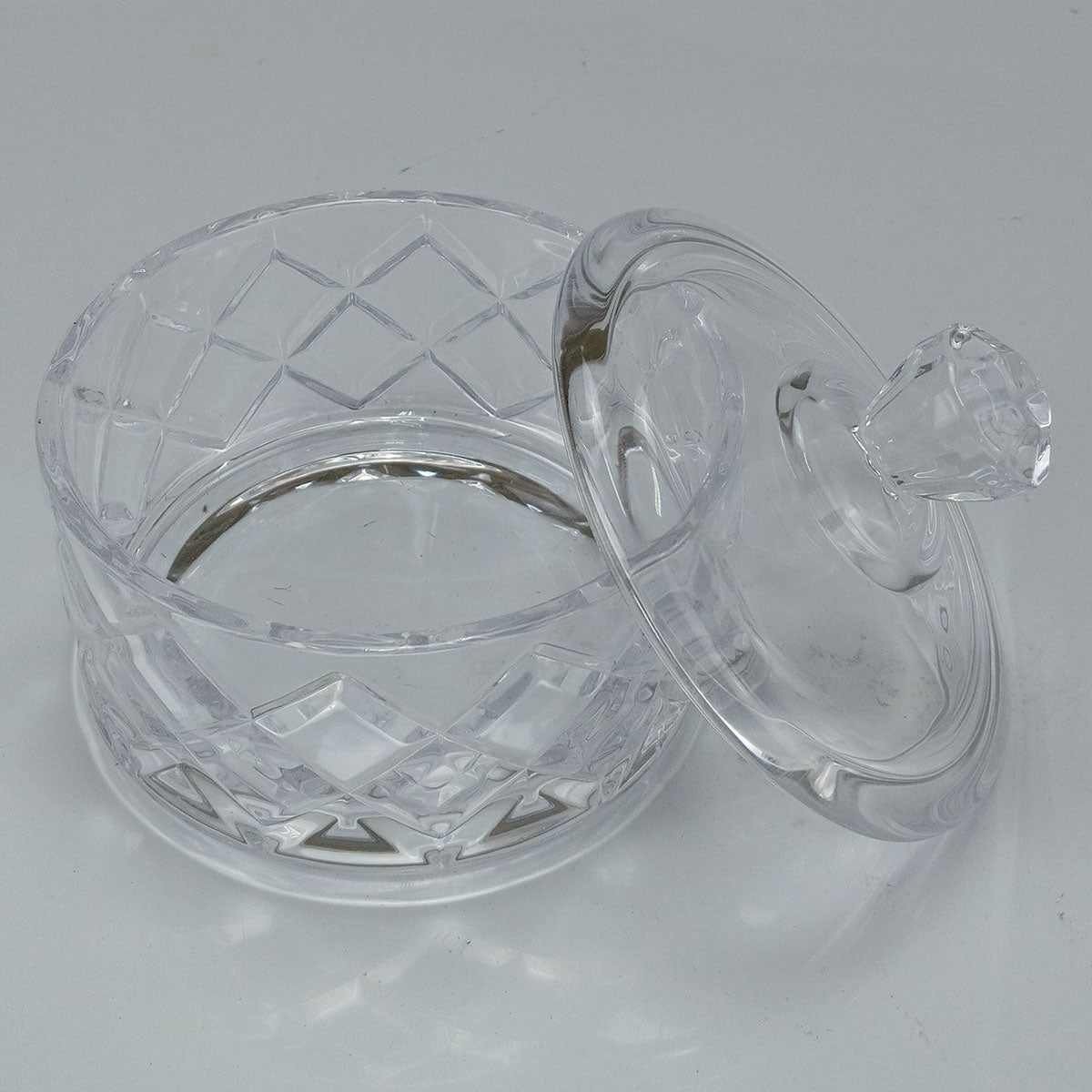 Potiche Redondo Transparente Home&Co em Vidro 10x10cm com Tampa