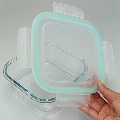 Pote Hermético de Vidro Temperado 1,2L Home&Co Transparente com Tampa