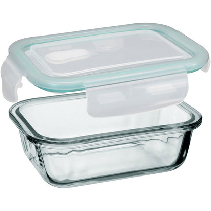 Pote Hermético de Vidro Temperado Home&Co 410ml Transparente com Tampa