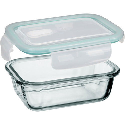 Pote Hermético de Vidro Temperado Home&Co 410ml Transparente com Tampa