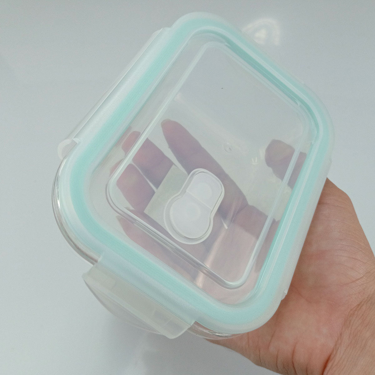 Pote Hermético de Vidro Temperado Home&Co 410ml Transparente com Tampa