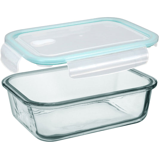 Pote Hermético de Vidro Temperado Home&Co 1L Transparente com Tampa