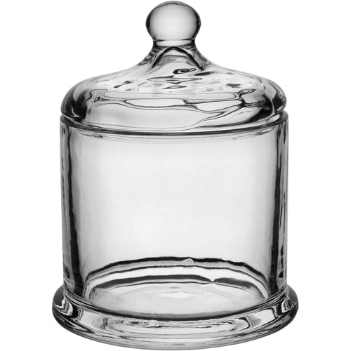 Potiche Redondo Transparente Home&Co com Tampa de Vidro 14x11cm