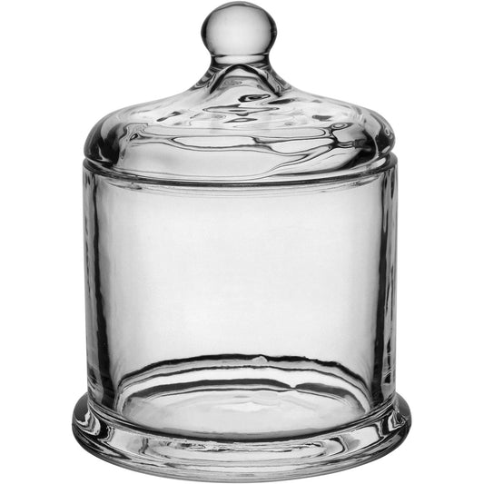 Potiche Redondo Transparente Home&Co com Tampa de Vidro 14x11cm