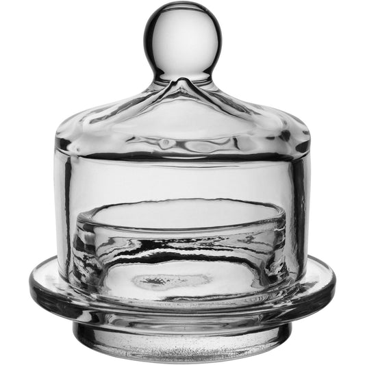 Manteigueira com Tampa de Vidro Home&Co 9x9cm Transparente