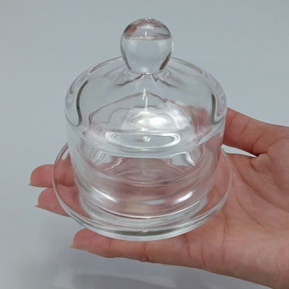 Manteigueira com Tampa de Vidro Home&Co 9x9cm Transparente