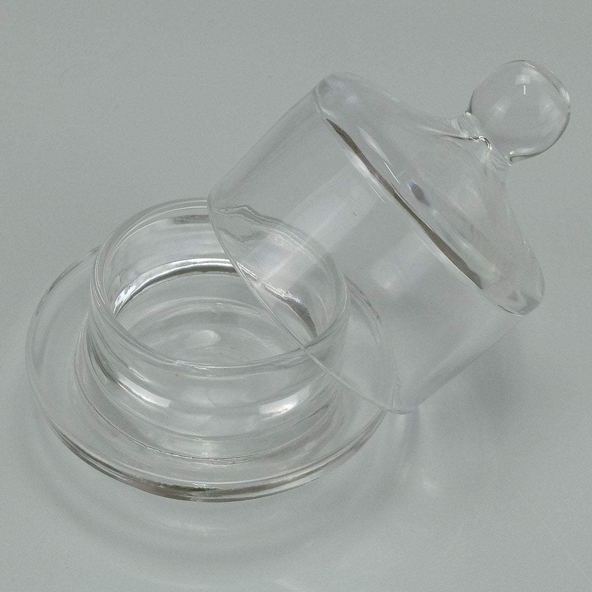 Manteigueira com Tampa de Vidro Home&Co 9x9cm Transparente