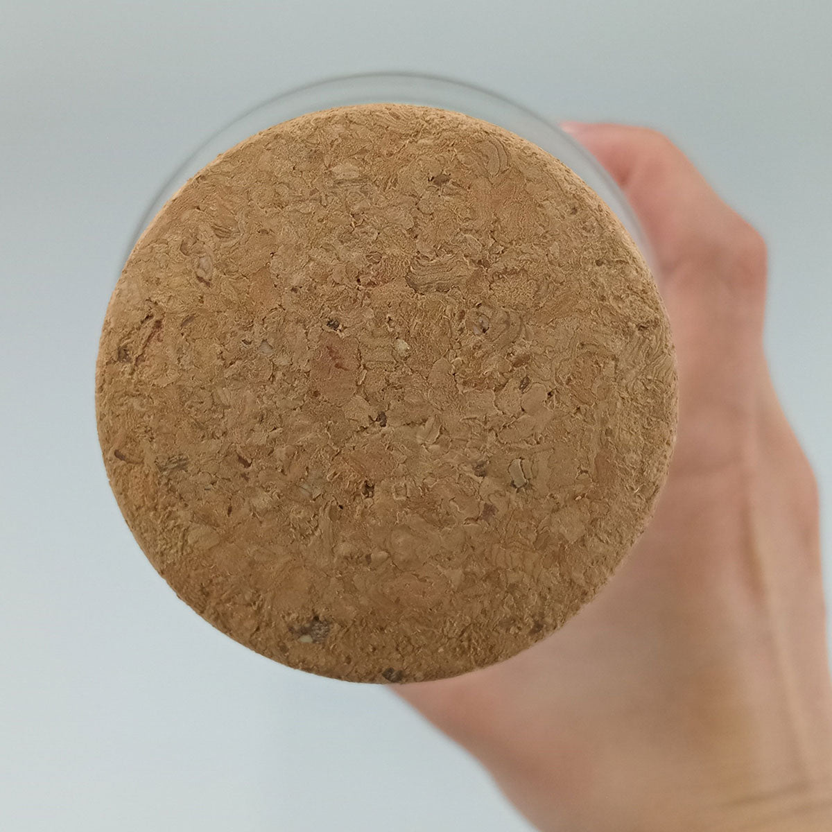 Jarra de Vidro Borossilicato Home&Co 1,2L com Rolha de Cortiça Transparente