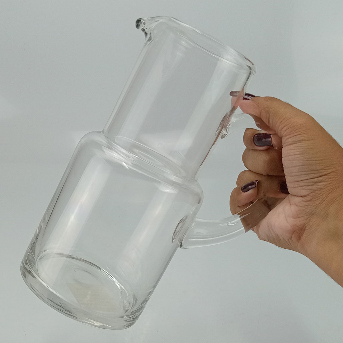 Jarra de Vidro Transparente Home&Co 1,5L com Bico Antiderrame 25x10cm