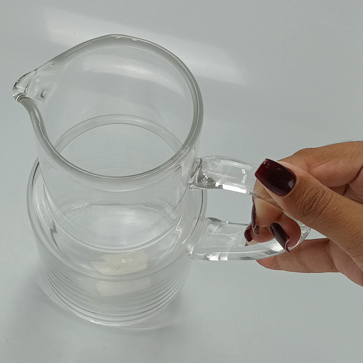 Jarra de Vidro Transparente Home&Co 1,5L com Bico Antiderrame 25x10cm