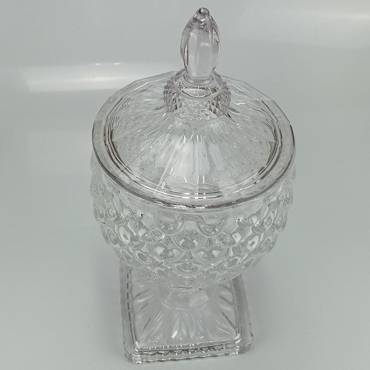 Potiche Redondo Transparente Home&Co 24x20cm Tampa Eco Crystal