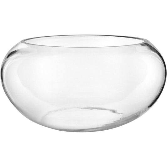 Vaso Redondo Home&co Vidro 18x35x35cm Transparente