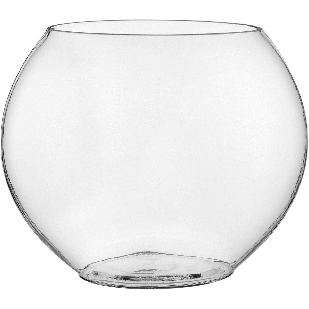 Vaso Redondo Home&co Vidro 28x12x34cm Transparente