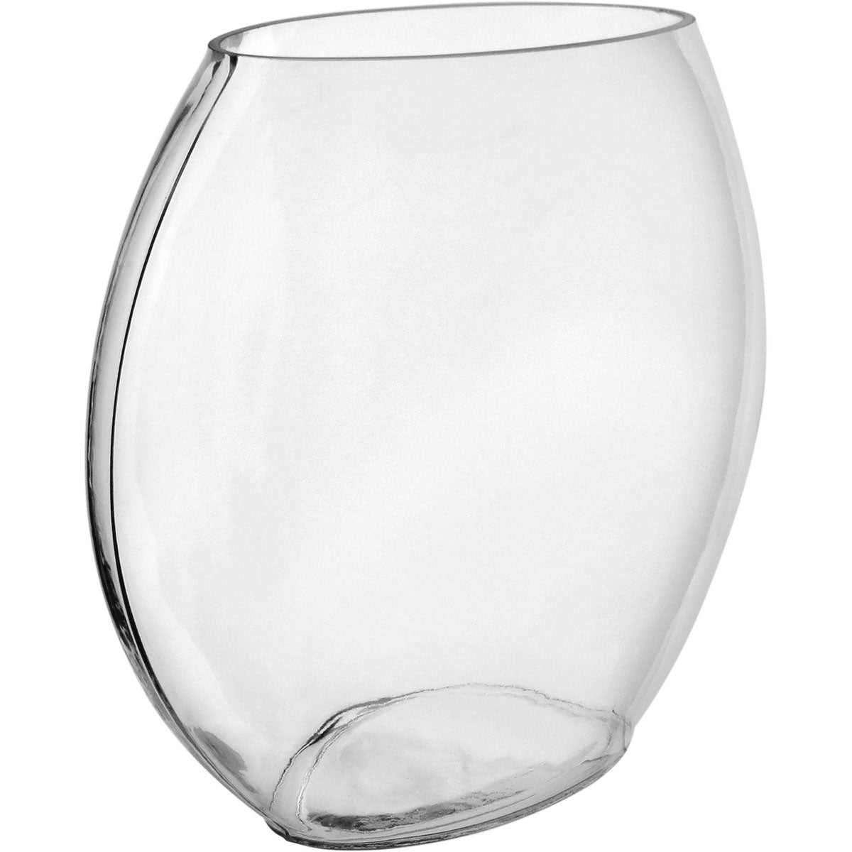 Vaso Redondo Home&co Vidro 28x12x34cm Transparente