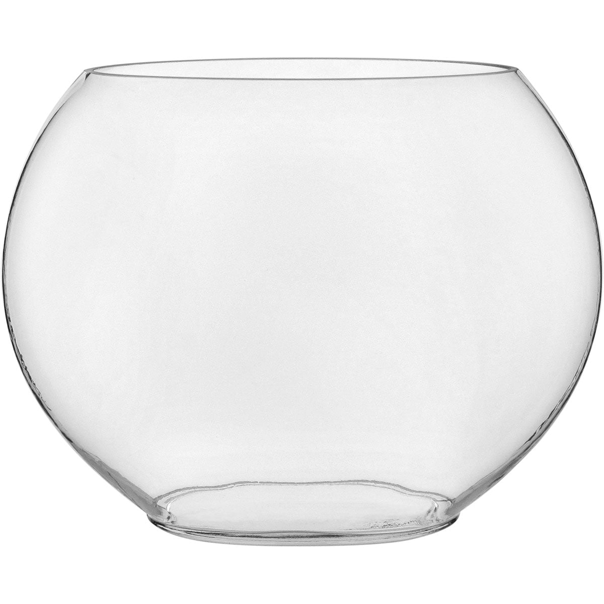 Vaso Redondo Home&co Vidro 33x42x15cm Transparente